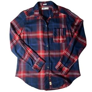 Hollister Oversized Plaid Flannel